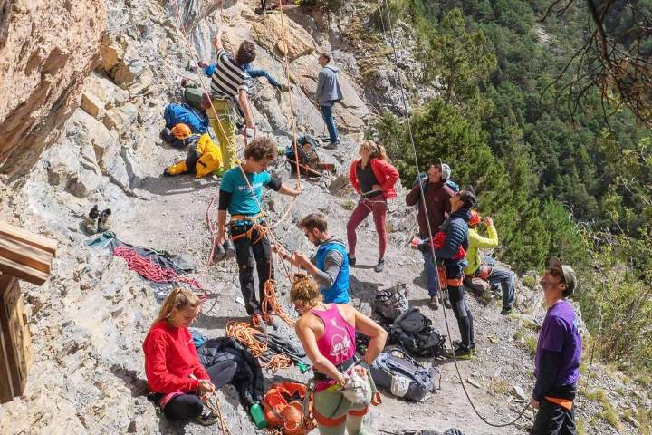 Sortie en groupe alpinisme France